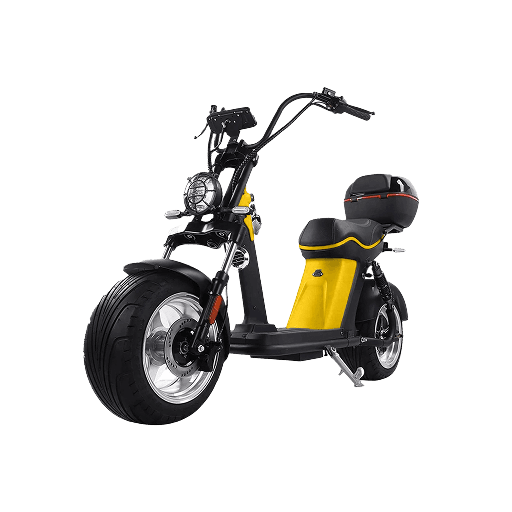 Желтый электроскутер GT M8